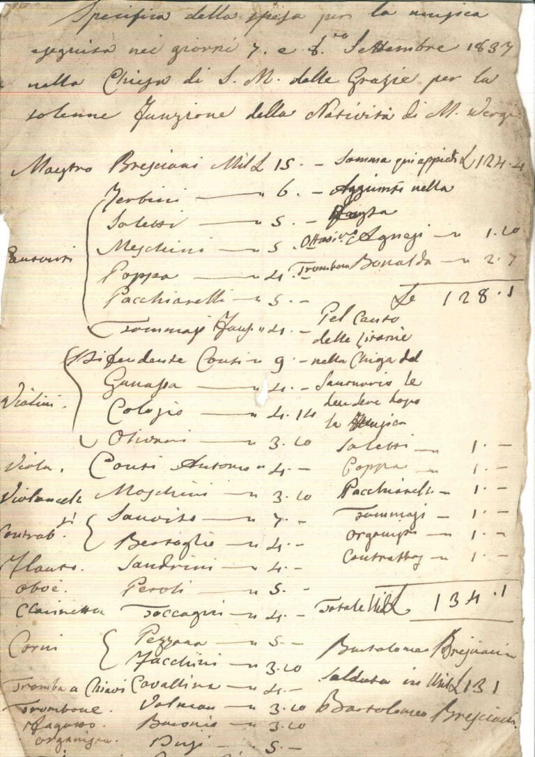 spese per la musica della natività 1837 page 0001 risultato